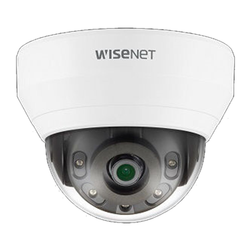 Hanwha QND-7022R Wisenet Q network indoor dome camera, 4MP @30fps, 4mm fixed focal lens (78DEGREE), triple codec