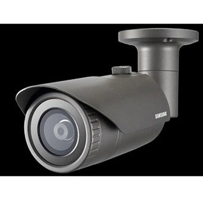 Hanwha QNO-6012R PoE/12VDC audio and SD card, video analytics, CVBS, open platform, IP66, IK10, 120dB WDR, IR LEDs range 65'