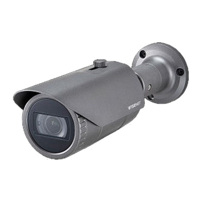 Hanwha QNO-7082R Wisenet Q network outdoor vandal bullet camera, 4MP @30fps, motorized vari-focal lens 3.1x (3.2 ~ 10.0mm)
