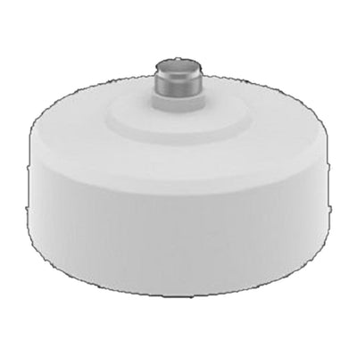 Hanwha SBP-317HMWP Deep Hanging Cap for the PNM-9084RQZ/9085RQZ. Mount screw size: PF 1 1/2", White. This hanging cap allows up