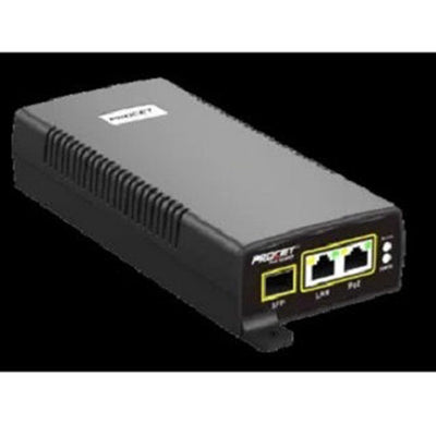 Hanwha SPO-6011 60W HPoE Injector, Fully compliant with IEEE802.3af/at, PoE++, Built-in SFP slot, Compatible with XNP-9250R /