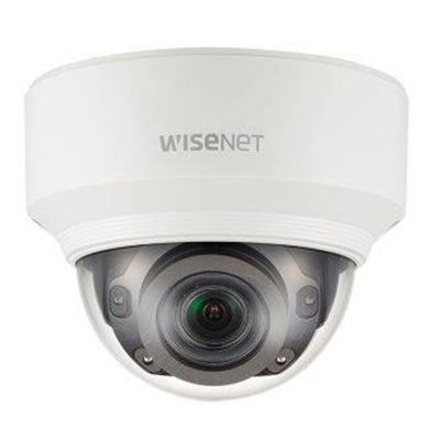 Hanwha XND-8080RV Wisenet X powered by Wisenet 5 network IR indoor vandal dome camera, 5MP @30fps, motorized vari-focal lens