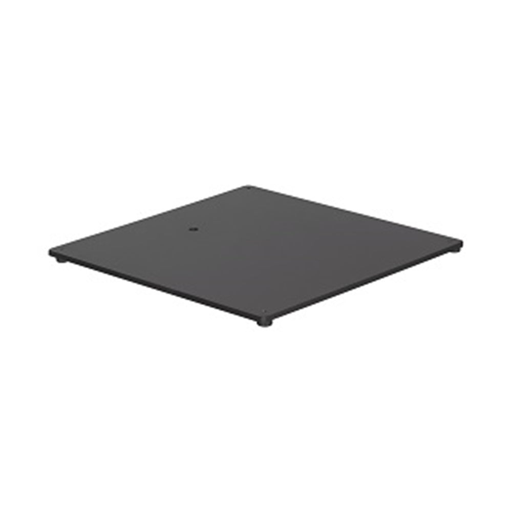 HAT Design Works MNMT10-FS14X14B 14" x 14" x .25" Medium Freestanding Base (MNPL1x-xxTB Pole Mount Only), Black