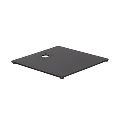 HAT Design Works MNMT10-SM-FS14X14B 14" x 14" x .25" Medium Freestanding Base (MNPL1x-xxSB & 918x Pole Mount Only), Black