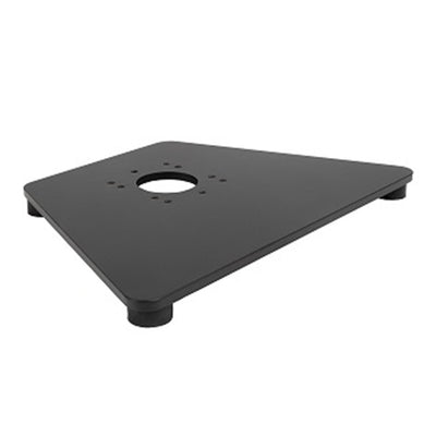 HAT Design Works MNMT10-TRP-FSMB 12" x 8" x 6" Trapezoid Freestanding Base (for use with MNPT10-VESAB, 9183, 9189, 9190, and MNPL10-1xSB Pole
