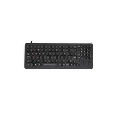 Honeywell Scanning & Mobility 340-053-003-DB9P Rugged Keyboard, 101 Keys, Backlit, cursor control, desktop or vehicle-mount, DB9 connector