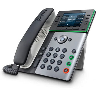 HP Poly 89B52AA#ABA Poly Edge E320 IP Phone and PoE-enabled with Power Supply