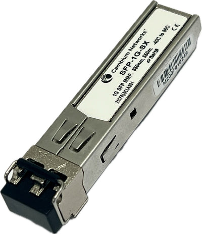 Cambium Networks SFP-1G-SX 1G SFP MMF SX Transceiver, 850nm. -40C to 85C.