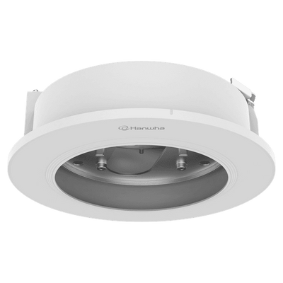 Hanwha SHD-2000FPW Plenum rated in-ceiling mount compatible with PNM-C16013RVQ