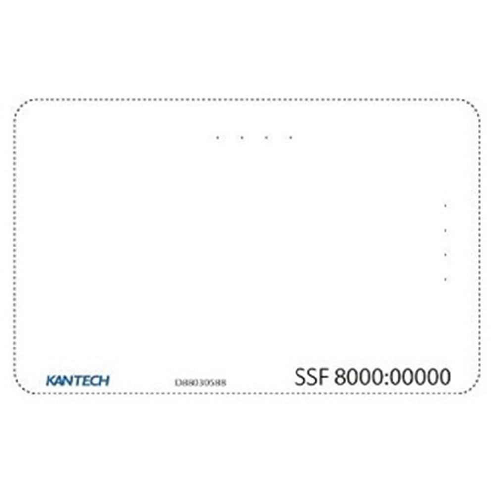 Kantech MFP-2KDYE ioSmart card for dye sub, MIFARE Plus 2K Smart Card, type X, printable ISO.(Minimum Qty 50, Increment Qty 50).
