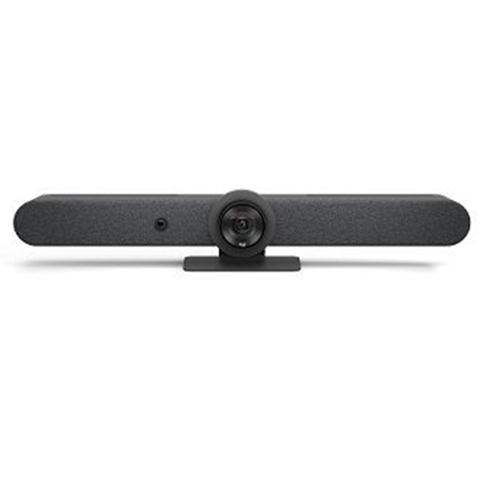 Logitech 960-001564 TAA Compliant - Rally Bar, Graphite, Video Bar, 4K, 15x zoom, PTZ, all-in-one design for sm/med rooms.