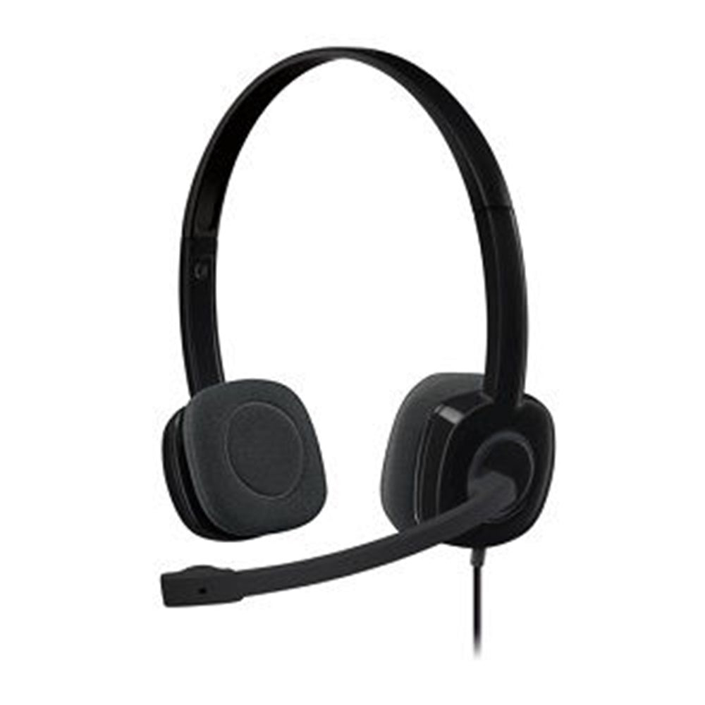 Logitech 981-000587 Stereo Headset H151 Black