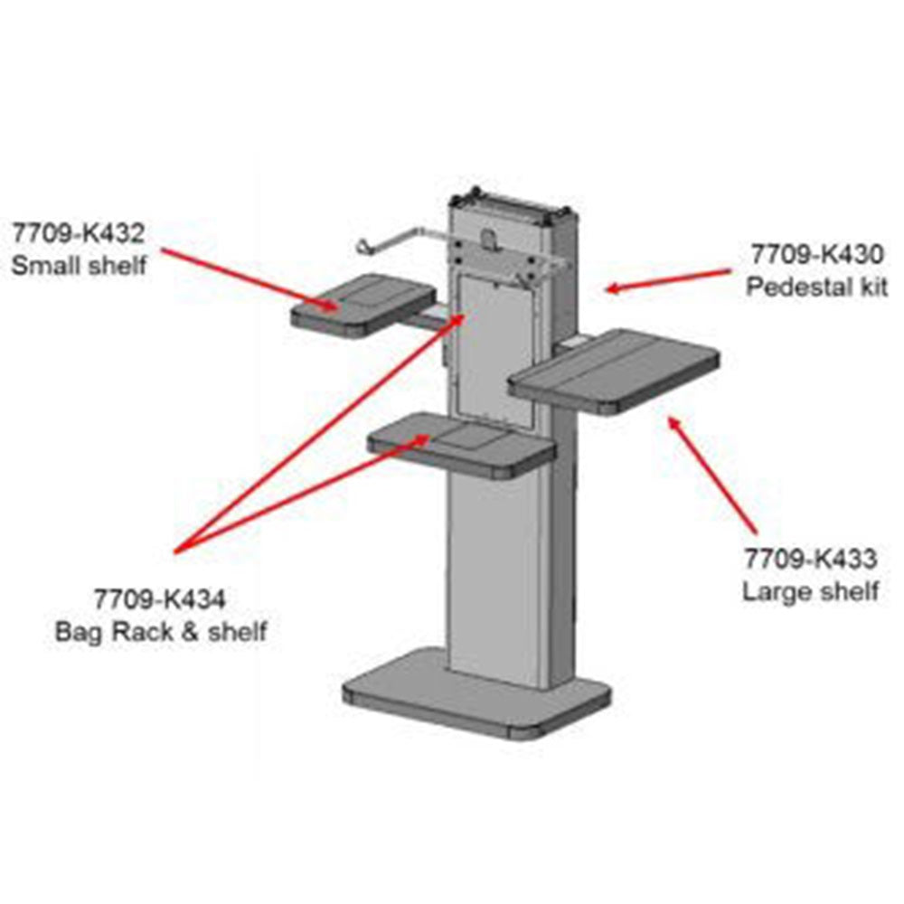 NCR 7709-K430 Pedestal Kit for SelfServ 90