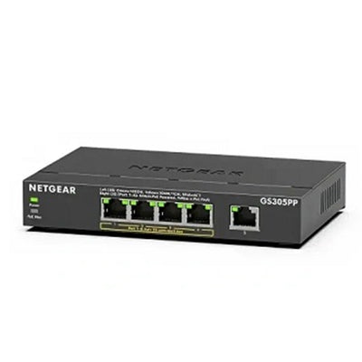 Netgear GS305PP-300NAS 5Pt Poe/Poe+ Gige Unmanaged Switch