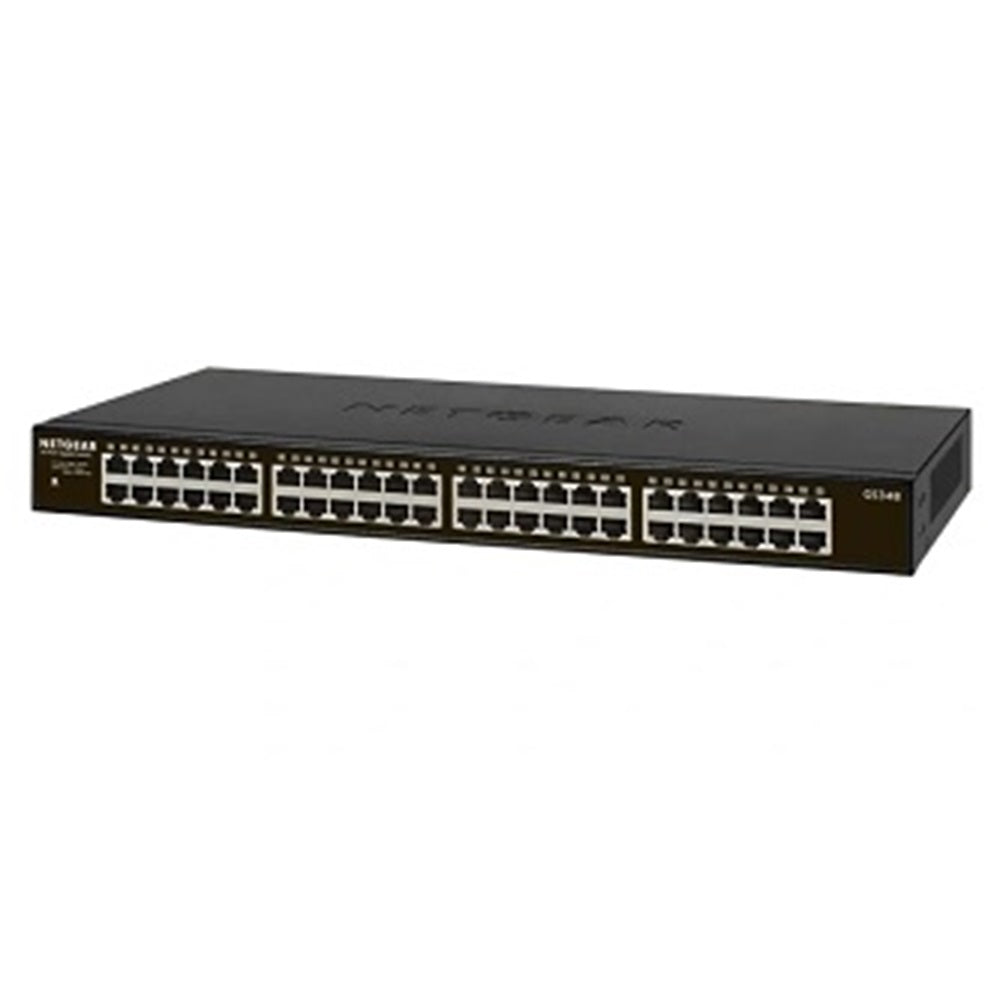 Netgear GS348-100NAS 48PT GIGE UNMANAGED Essential RACKMOUNT SWCH
