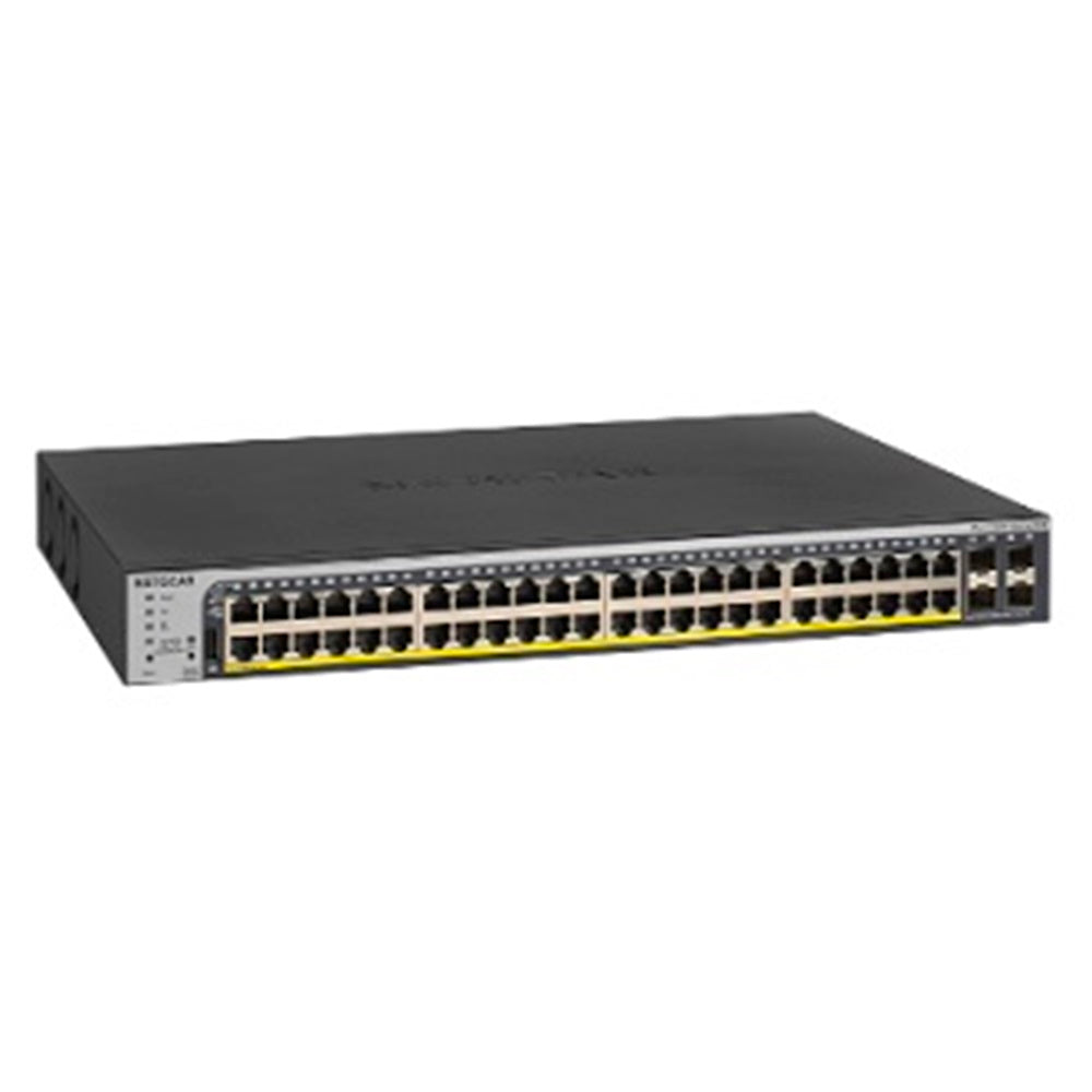 Netgear GS752TPP-300NAS 52-Port Gigabit Ethernet Smart Switch with 4 SFP Ports (40 PoE, 8 PoE+) (760W)