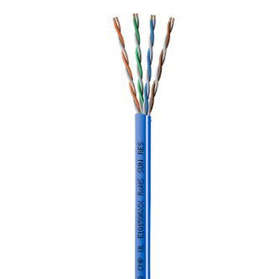 Paige Electric 258300336 GameChanger 22/4PR; 4 Pair; Cat 6; CMP - BLUE w/ WHITE STRIPE 1000' BOX