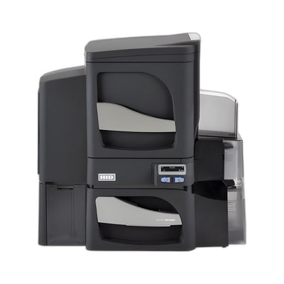 Fargo 055141 DTC4500e Dual-Side Printer: Base Model USB & Ethernet + iCLASS and MIFARE/DESFire Contactless and Contact