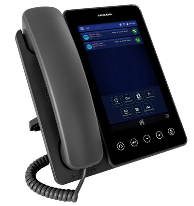 Sangoma 1TELP370LF P370, 16-Line, HD Voice, Gigabit Ethernet, 2 x USB, BT, WiFi, 7" (800x1280) Touch screen IPS Color Display