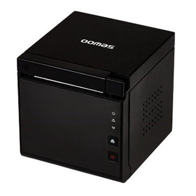 Sewoo CB125WFBKUS 3-inch Cube POS Printer, Standard (USB+Serial+Ethernet) + WiFi(802.11a/b/g/n), Black, US Power Plug