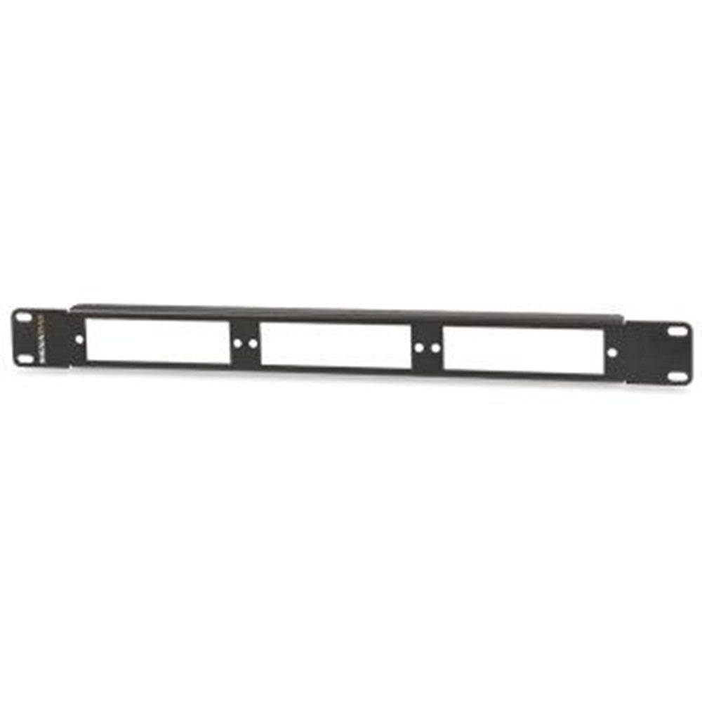 Signamax RMF3-B 18-72-Fiber Rack-Mount Panel, 3 Adapter Plate Slots, 1RMU
