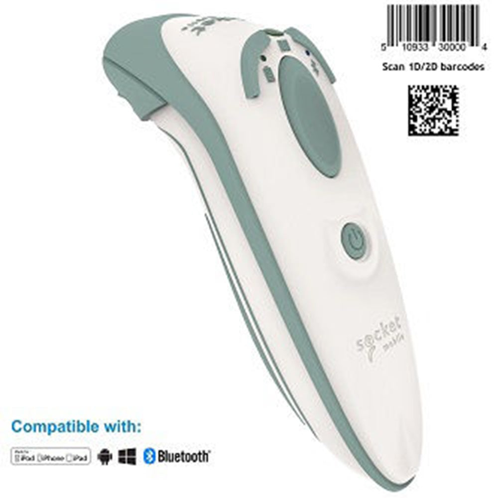 Socket Mobile CX3866-2899 DuraScan D755, Ultimate Barcode Scanner for Health Care, White