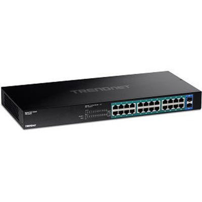 TRENDnet TPE-TG262 26-Port Gigabit PoE+ Switch (380W)