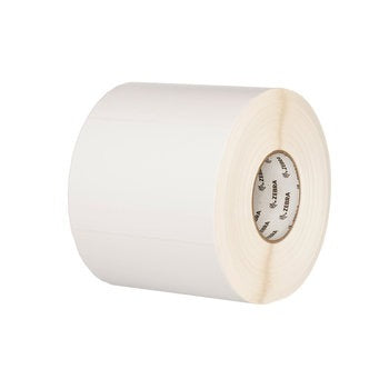 Zebra ZIPZXD10043592 Label, Polyester, 0.9375x0.9375in (23.8x23.8mm); TT, Z-Xtreme 5000T White, Coated, Permanent Adhesive, 1in