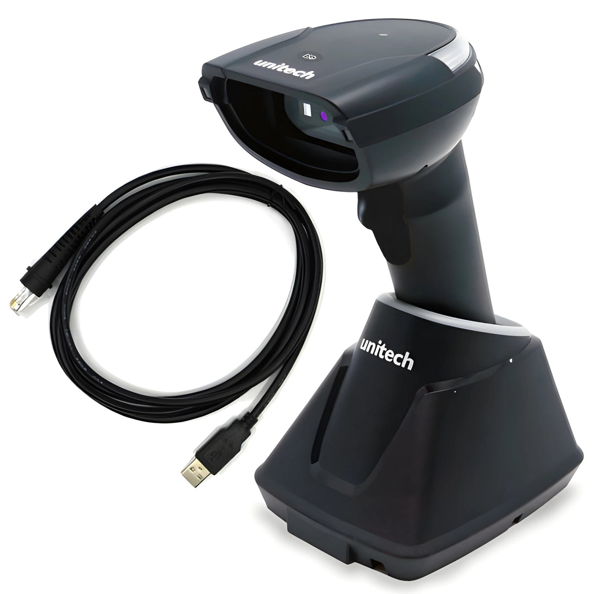 Unitech MS852-ZUBB0C-LG MS852B Plus, ESD, Bluetooth, 2D HD Imager, N6703, USB, with Cradle and USB Cable