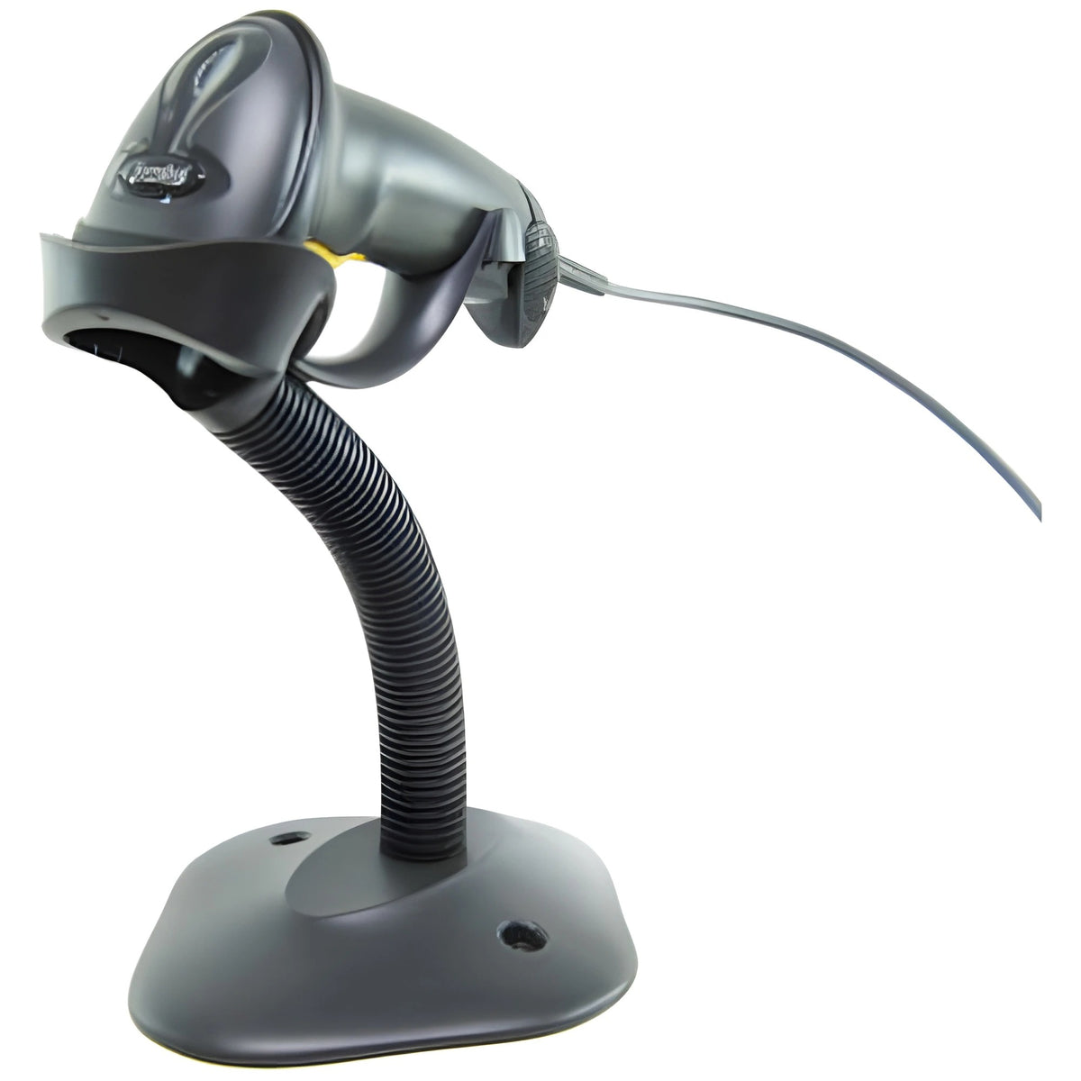 Zebra LS2208-SR20007R-UR LS2208, Black with Stand USB Kit: LS2208-SR20007R Scanner, CBA-U01-S07ZAR USB Cable, 20-61019-02R Stand