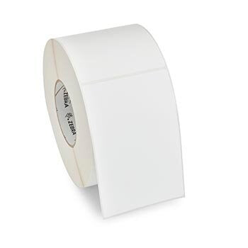 Zebra 10039002 Label, Paper, 4x6in (101.6x152.4mm); TT, Z-Perform 1500T, Coated, Permanent Adhesive, 3in (76.2mm) core, RFID