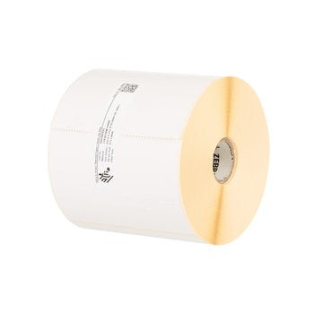 Zebra 10003051 Label, Paper, 4x2in (101.6x50.8mm); DT, Z-Perform 1000D, Value Uncoated, Permanent Adhesive, 3in (76.2mm)