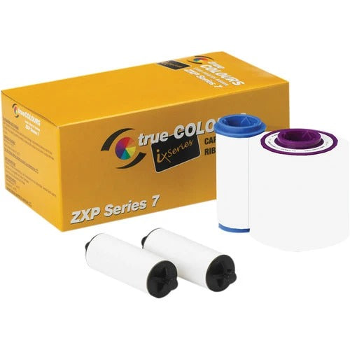 Zebra 800077-709 ZXP7, Ribbon, Mono -White, 2500 Images