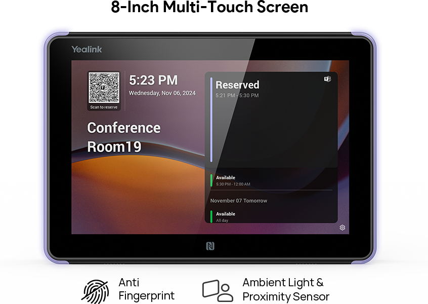 Yealink YEA-ROOMPANEL-E2 8-inch Room Scheduling Panel