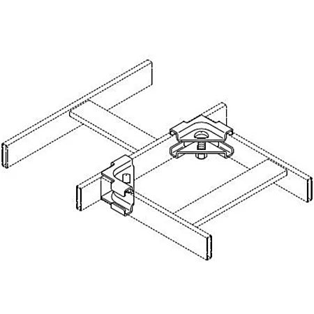 Eaton SRLJUNCTSPLICE Junction-Splice Kit for 90-Degree Ladder Runway Connections - Hardware Included