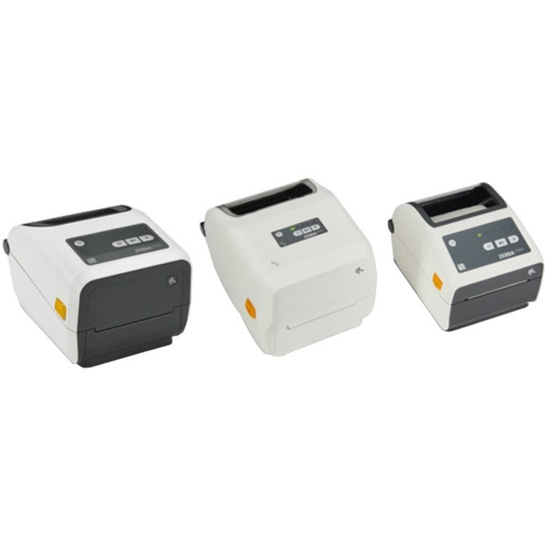 Zebra ZD4AH42-D01E00EZ Direct Thermal Printer ZD421; Healthcare, 203 dpi, USB, USB Host, Ethernet, BTLE5, US Cord, Swiss Font, EZPL.