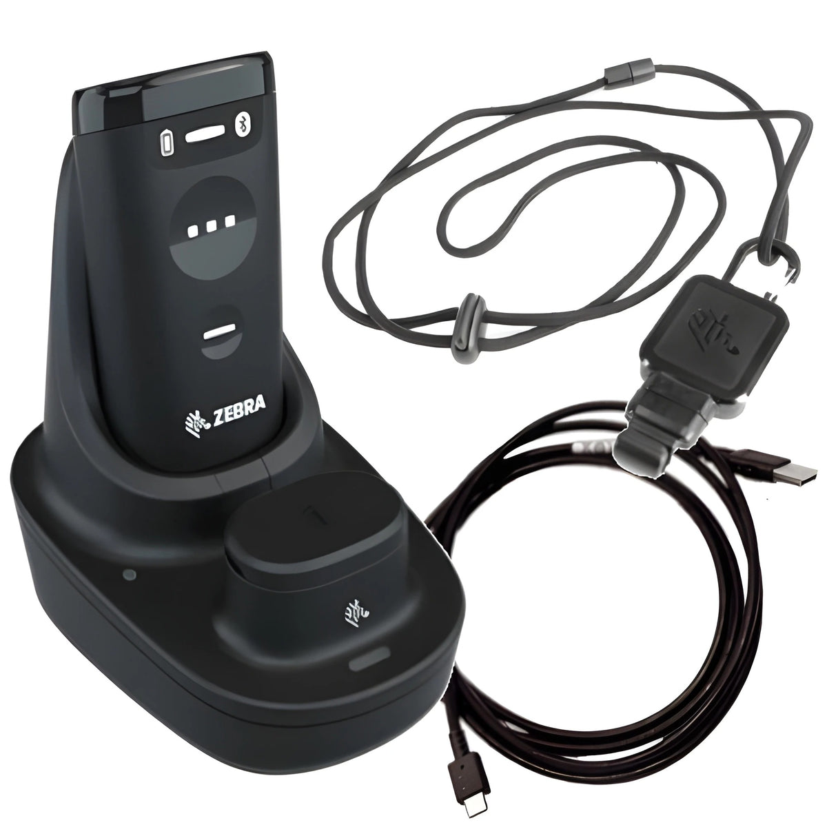 Zebra CS6080-SR40000TSVW CS6080-SR Black Cordless Standard Cradle (with Lanyard) KIT: CS6080-SR40004VZWW Scanner, CR6080-SC100F4WW