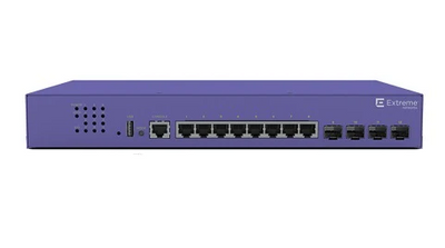 Extreme Networks X435-8P-2T-W switch incl. wall mount kit