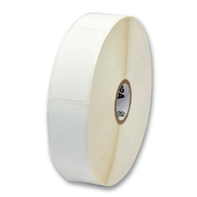 Zebra 10010037 Label, Paper, 1.1875x0.8438in (30.2x21.4mm); DT, Z-Select 4000D, High Performance Coated, All-Temp Adhesive