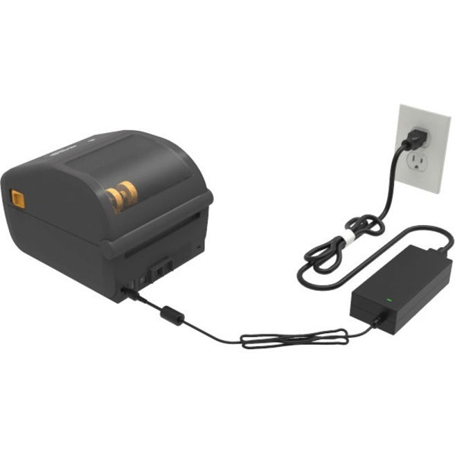 Zebra ZD4A023-D01E00EZ Direct Thermal Printer ZD411; 300 dpi, USB, USB Host, Ethernet, BTLE5, US Cord, Swiss Font, EZPL
