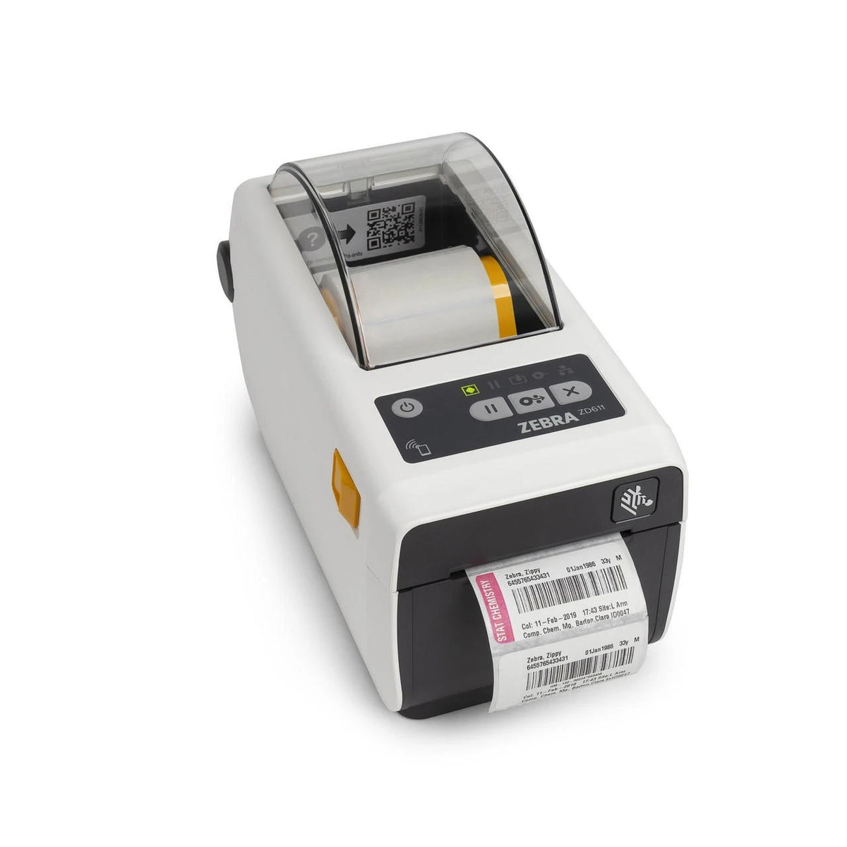 Zebra ZD6AH22-D11E00EZ Direct Thermal Printer ZD611, Healthcare; 203 dpi, USB, USB Host, Ethernet, BTLE5, Dispenser (Peeler), US