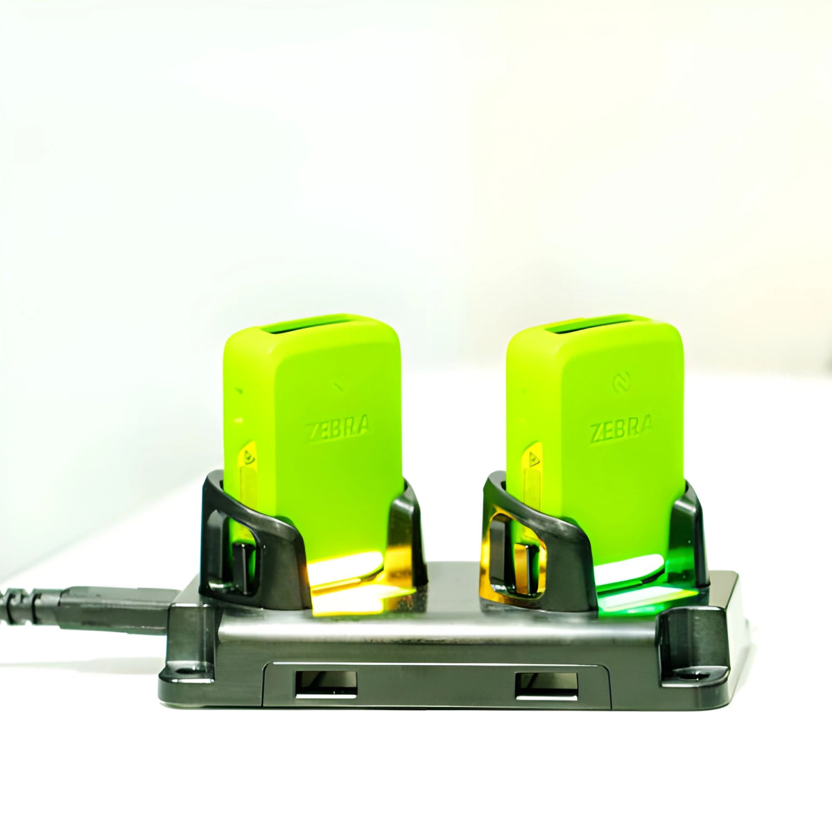 Zebra CRD-RS2X-2SCHG-01 Rs2100 2-Slot Scanner Charger, Allows Charging Of 2 Rs2100 Wearable Scanners. Requires Ac Power Supply