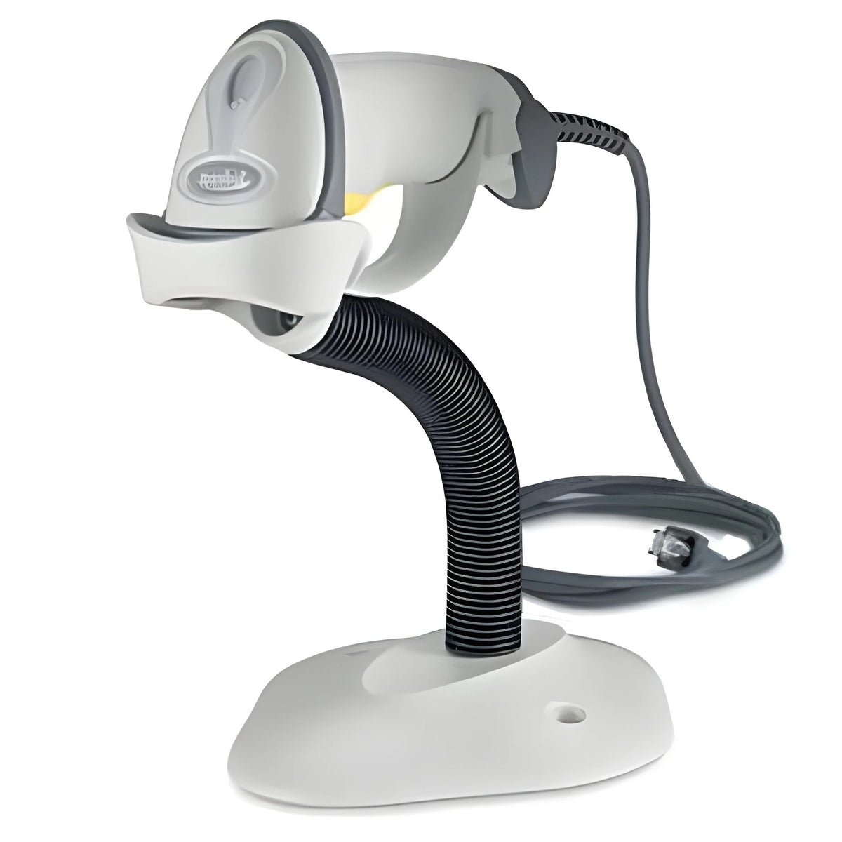 Zebra LS2208-SR20001R-UR LS2208, White with Stand USB Kit: LS2208-SR20001R Scanner, CBA-U01-S07ZAR USB Cable, 20-61019-01R Stand