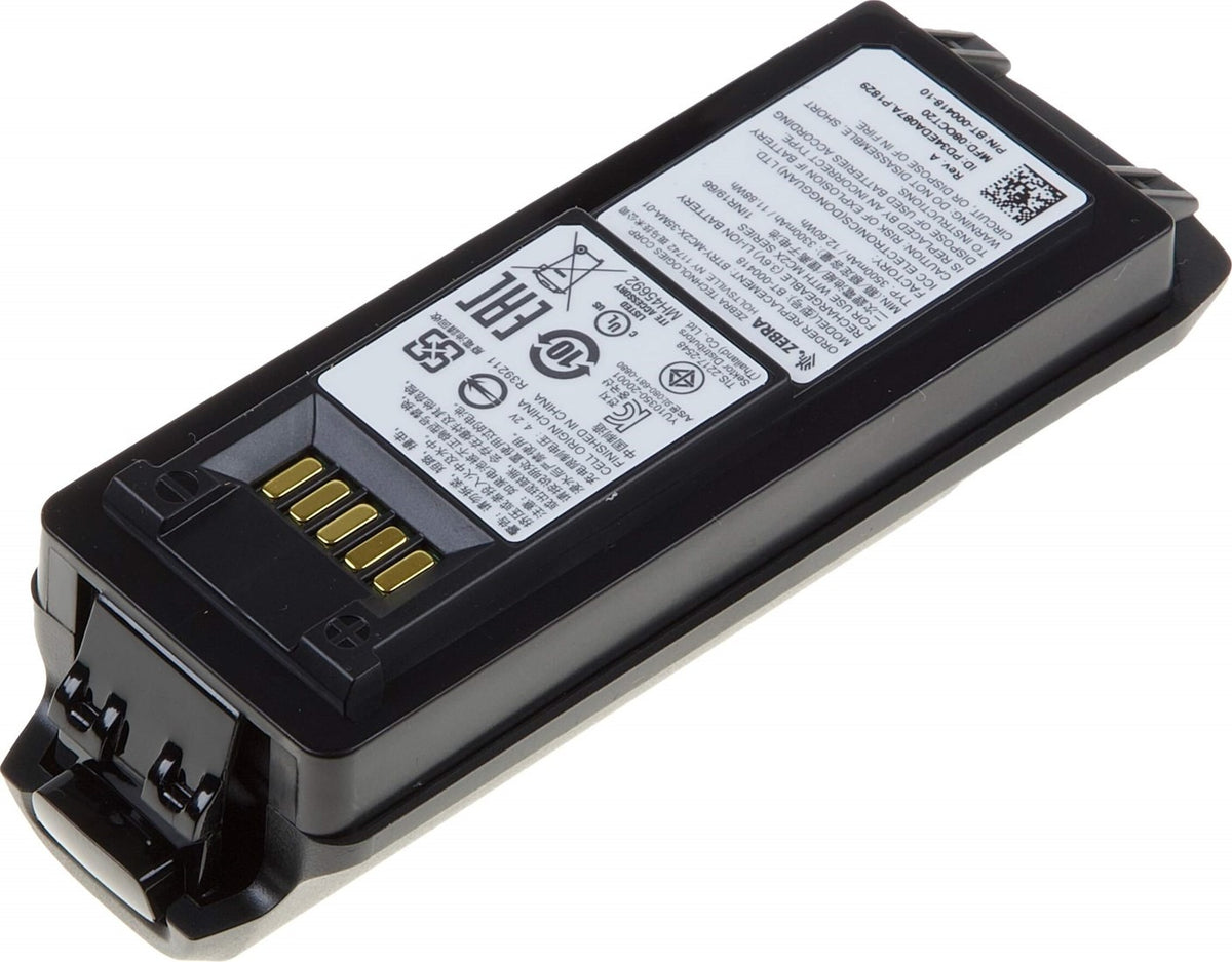 Zebra BTRY-MC2X-35MA-01 Battery Pack, Lithium-Ion, Mc22/27, Pp, 3500Mah, Qty-1.