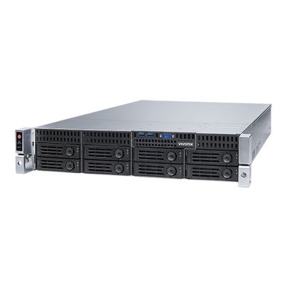 Vivotek NR9581-V3 32-CH 8 Bay Recording Server. H.265, VSS Pro Inside, ONVIF, Dual LAN, Fisheye Dewarp, RAID and Redundant Power