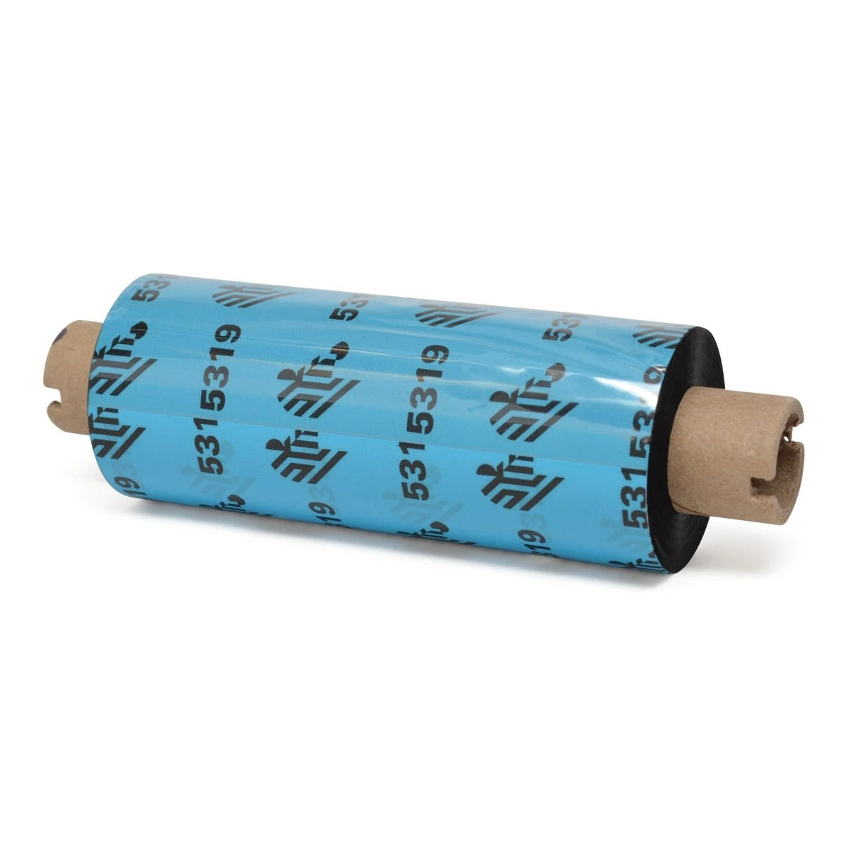 Zebra 05319GS08407 Wax Ribbon, 84mmx74m (3.31inx242ft), 5319; Performance, 12mm (0.5in) core, 12/box