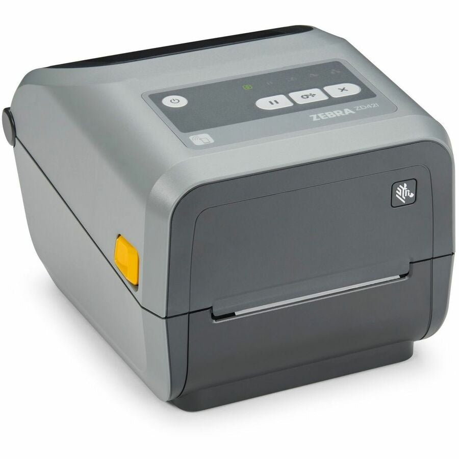Zebra ZD4A042-C01E00EZ Thermal Transfer Cartridge Printer ZD421; 203 dpi, USB, USB Host, Ethernet, BTLE5, USA/Canada, US Cord, Swiss