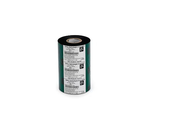 Zebra 05095BK08345 Resin Ribbon, 83mmx450m (3.27inx1476ft), 5095; High Performance, 25mm (1in) core, 6/box