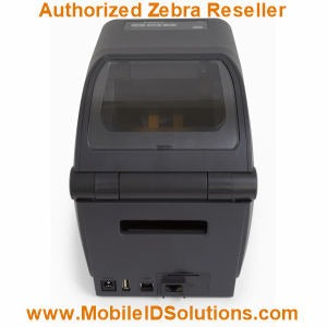 Zebra ZD4A022-D01M00EZ Direct Thermal Printer ZD411; 203 dpi, USB, USB Host, Modular Connectivity Slot, BTLE5, US Cord, Swiss Font