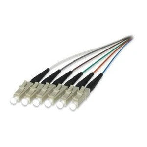 Signamax FP6-9-9-003M Optical Fiber Pigtail Kit, LC UPC, 6-FIBER,SM, OFNR, 3 Meter